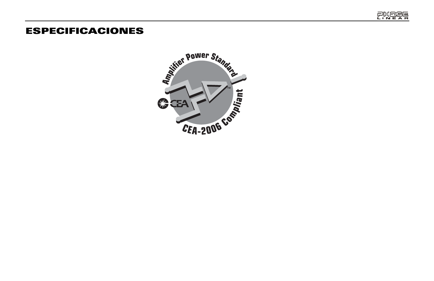 Especificaciones | Audiovox PCD163 User Manual | Page 27 / 46