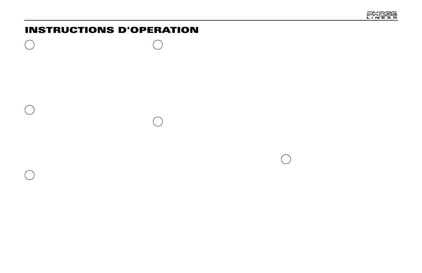 Instructions d'operation | Audiovox PCD163 User Manual | Page 35 / 46