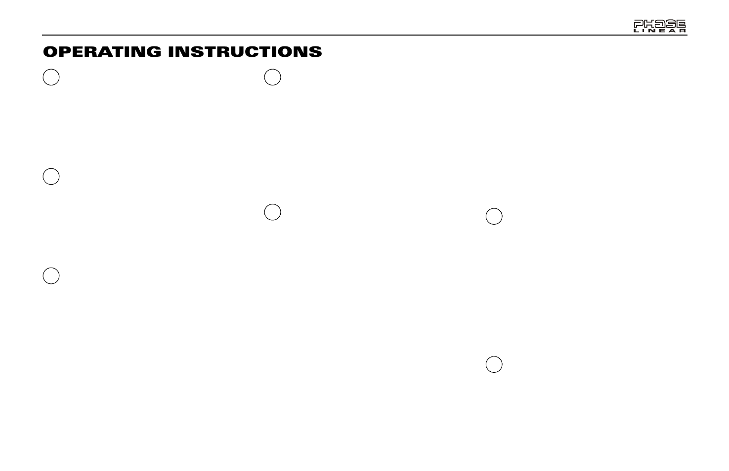 Operating instructions | Audiovox PCD163 User Manual | Page 7 / 46