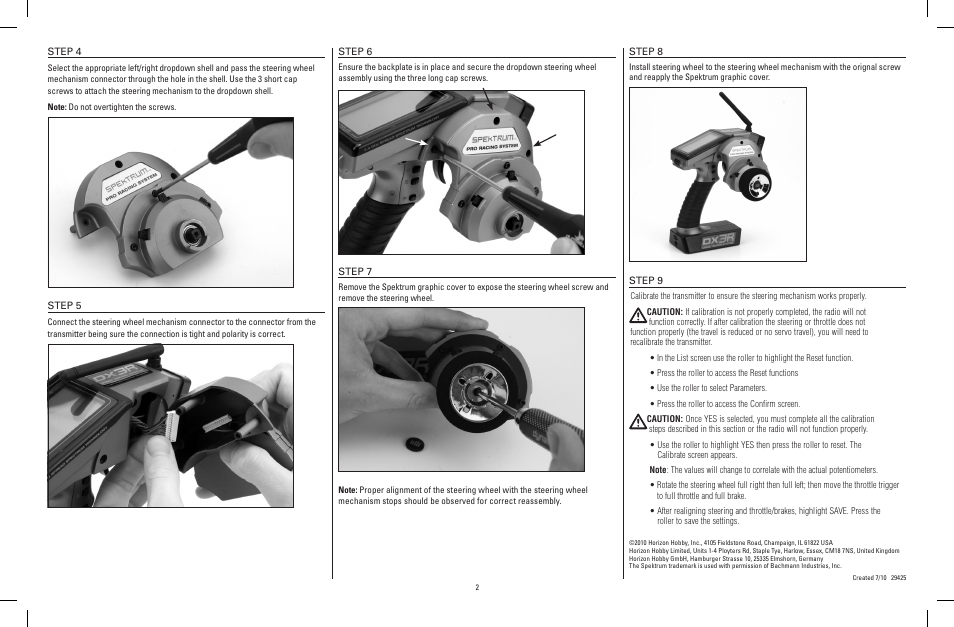 Spektrum SPM9021 User Manual | Page 2 / 2