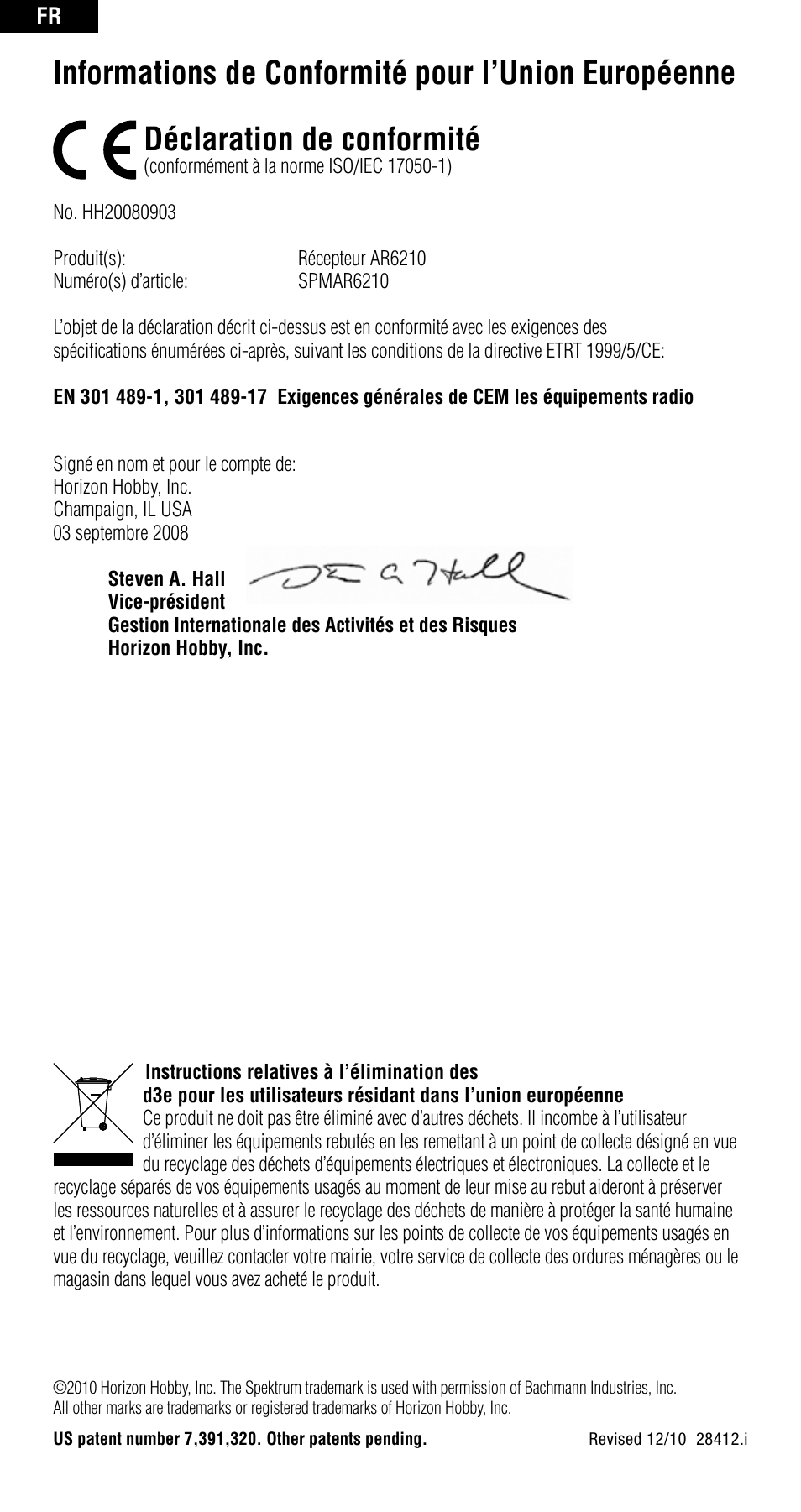 Spektrum SPMAR6210 User Manual | Page 33 / 44