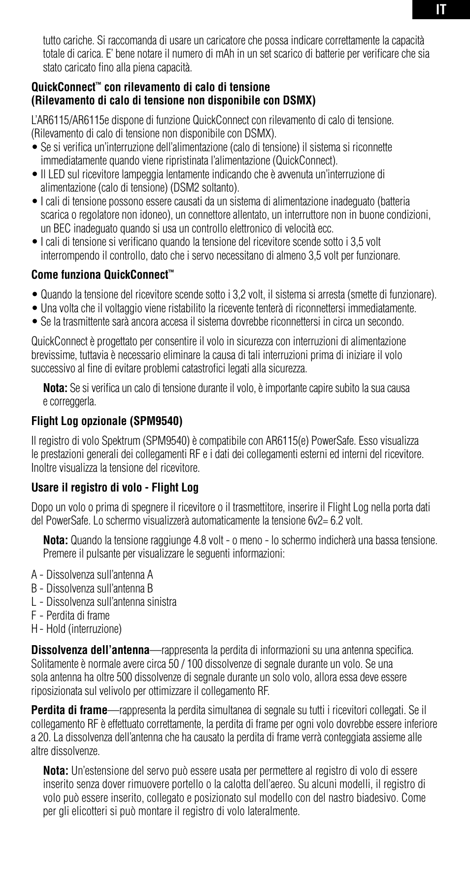 Spektrum SPMAR6210 User Manual | Page 39 / 44