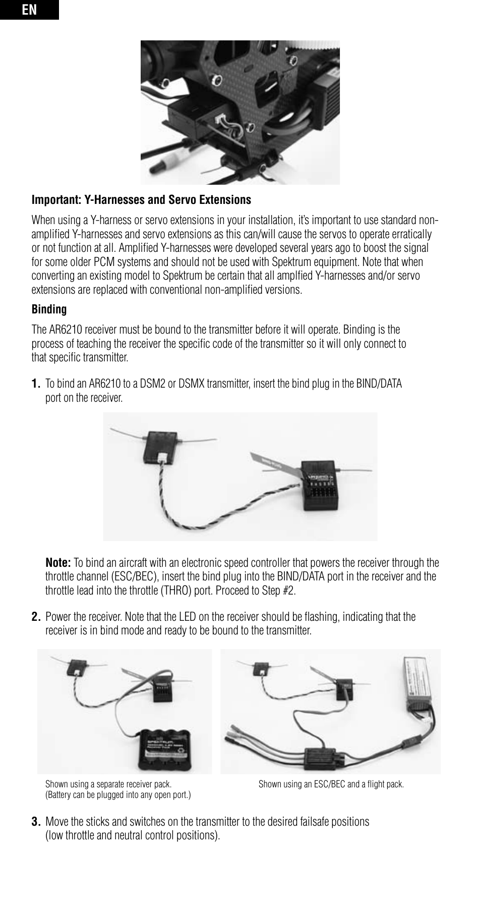 Spektrum SPMAR6210 User Manual | Page 4 / 44