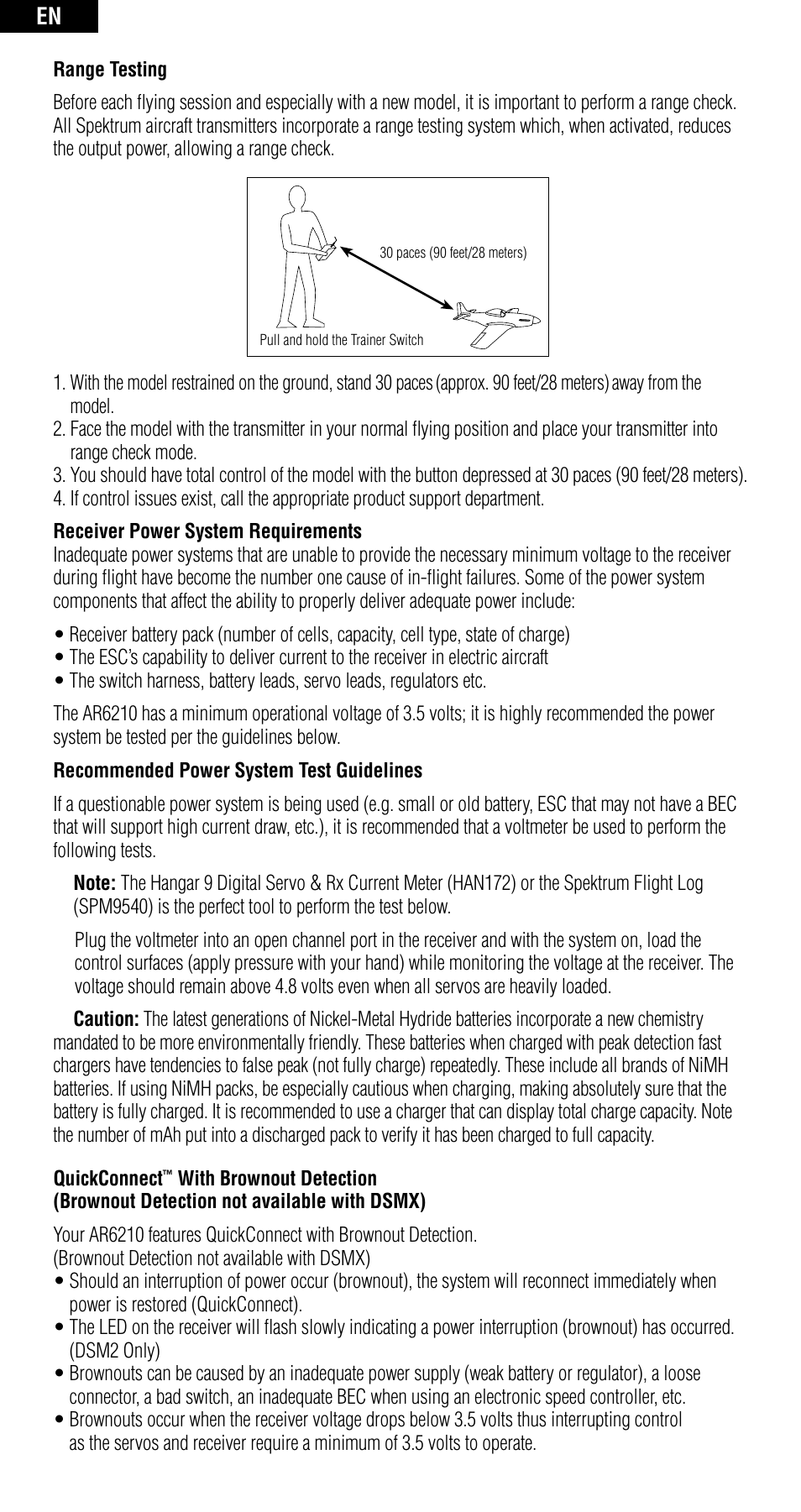 Spektrum SPMAR6210 User Manual | Page 6 / 44