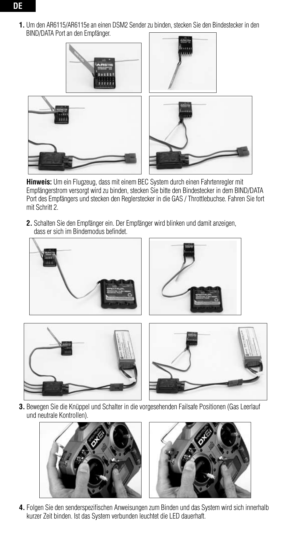 Spektrum SPMAR6115 User Manual | Page 13 / 40