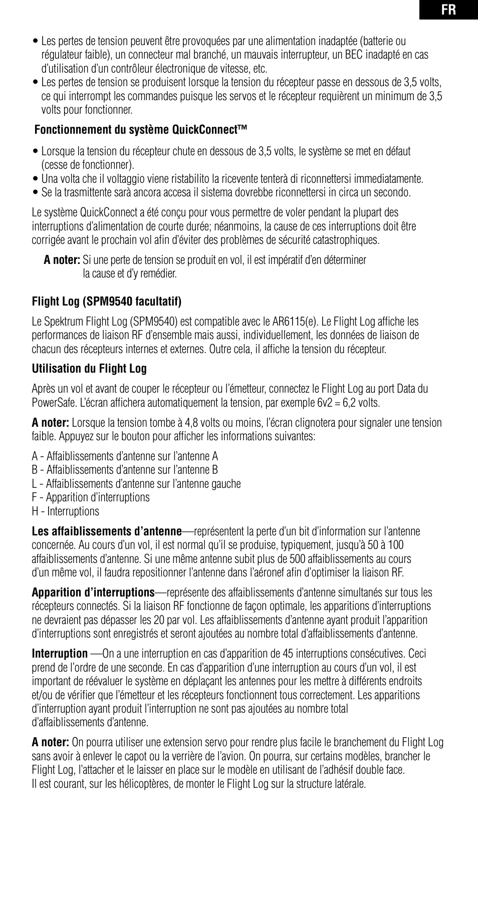 Spektrum SPMAR6115 User Manual | Page 26 / 40