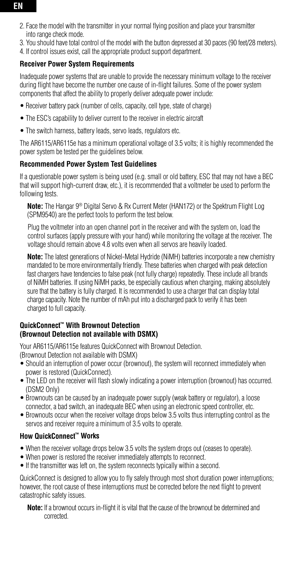 Spektrum SPMAR6115 User Manual | Page 6 / 40