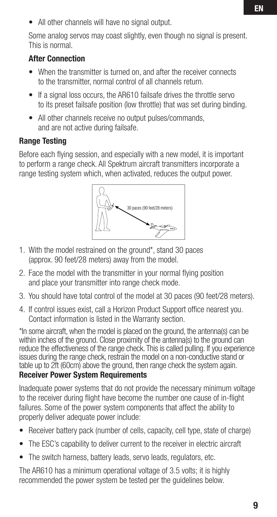 Spektrum SPMAR610C User Manual | Page 9 / 17