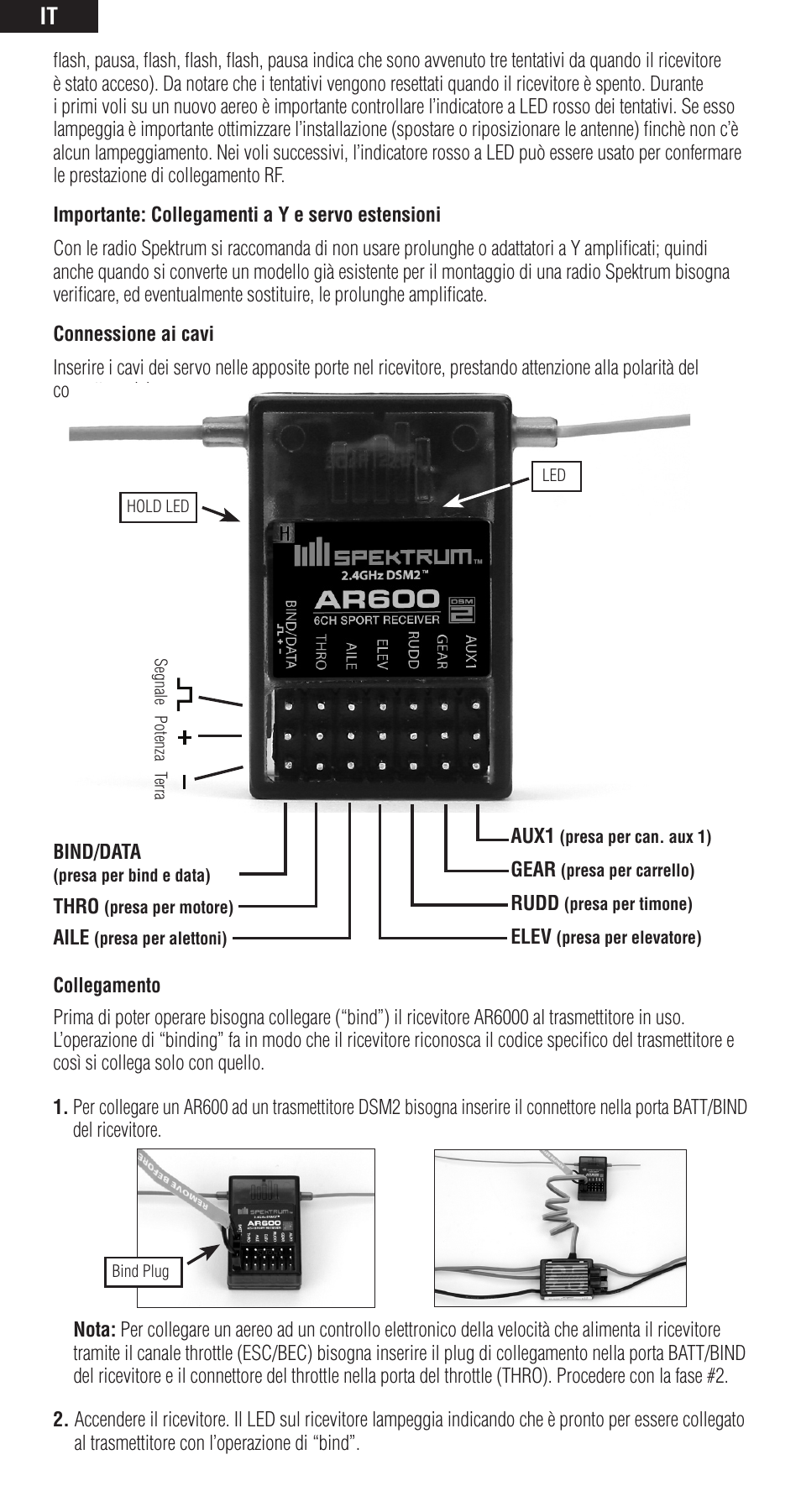 Spektrum SPMAR600 User Manual | Page 36 / 44
