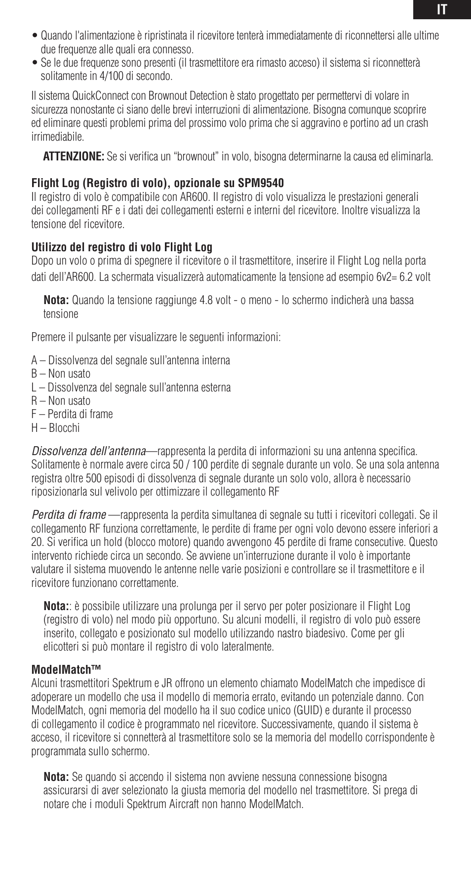 Spektrum SPMAR600 User Manual | Page 39 / 44