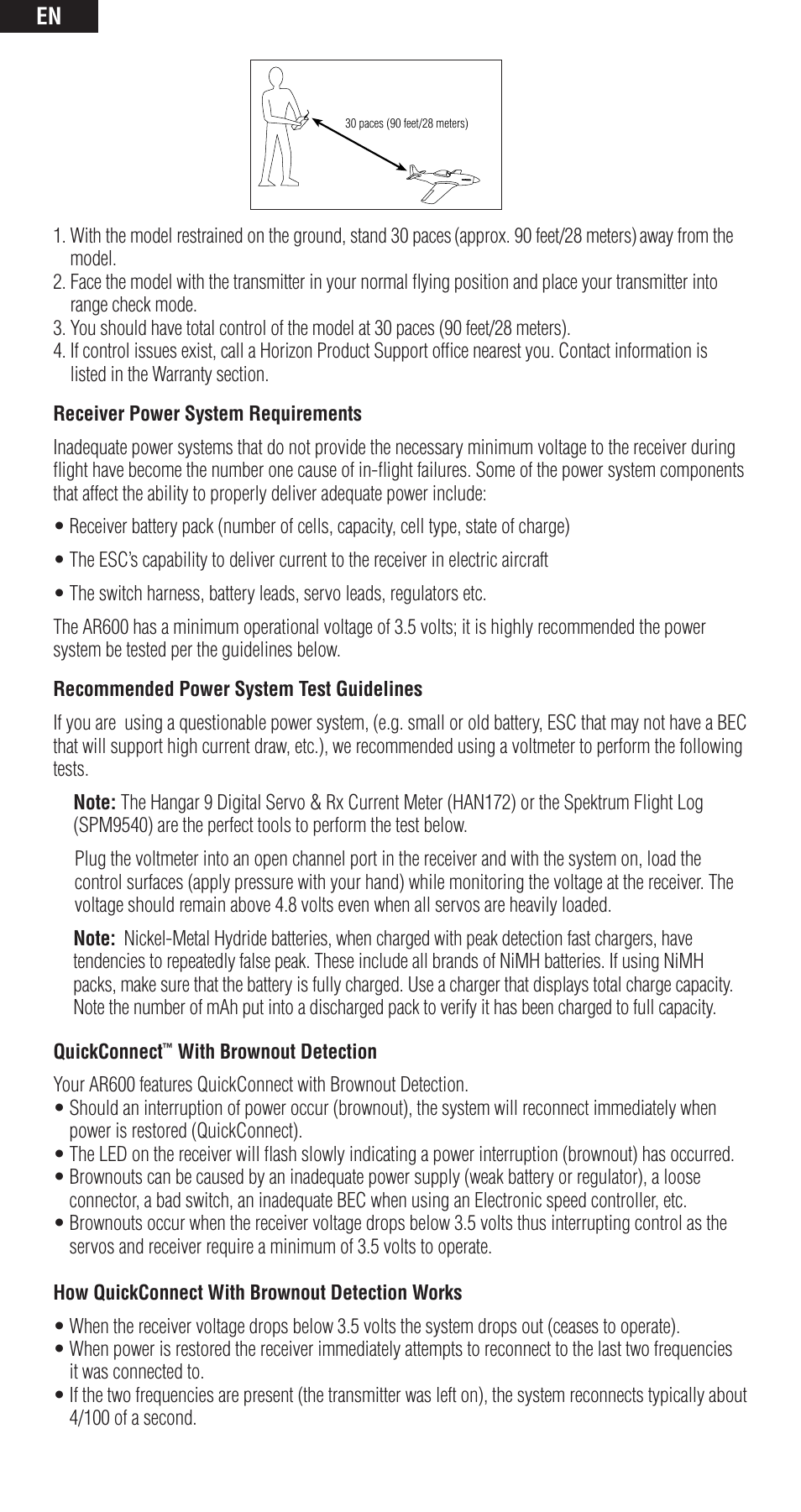 Spektrum SPMAR600 User Manual | Page 6 / 44