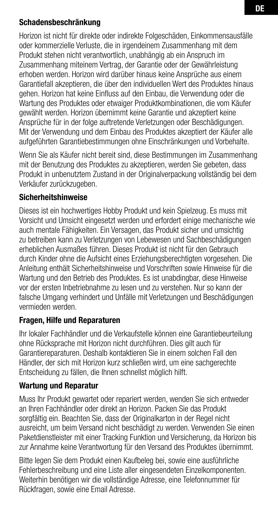 Spektrum SPMAR400 User Manual | Page 29 / 64