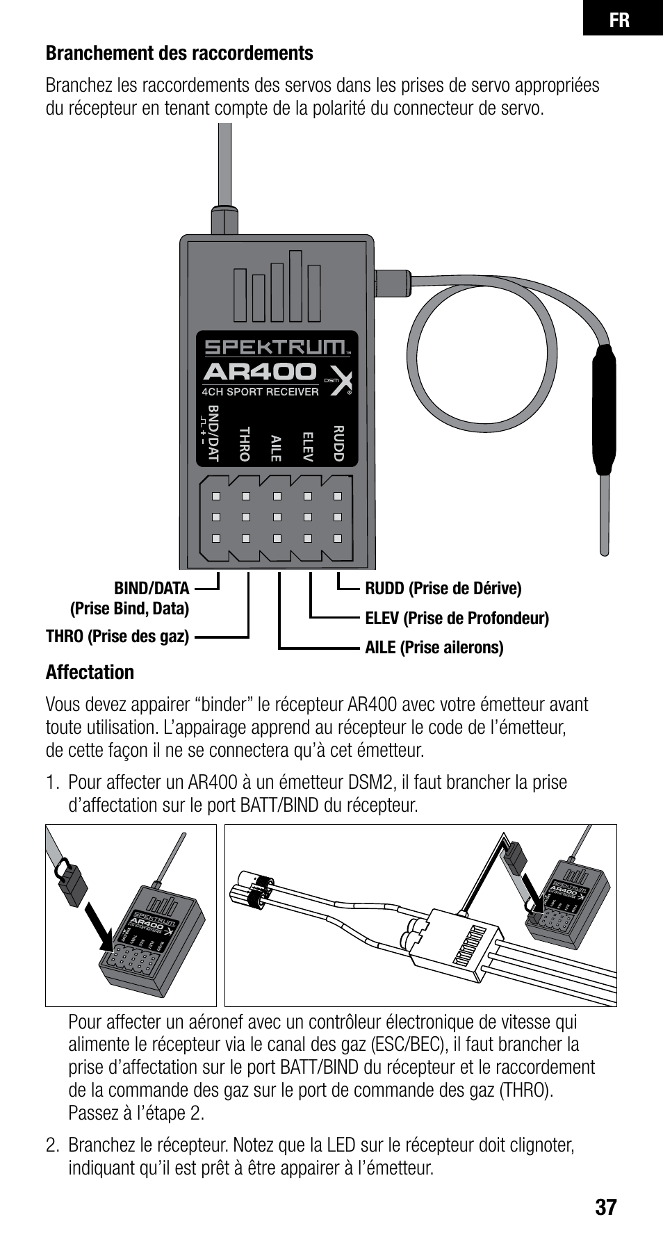 Spektrum SPMAR400 User Manual | Page 37 / 64