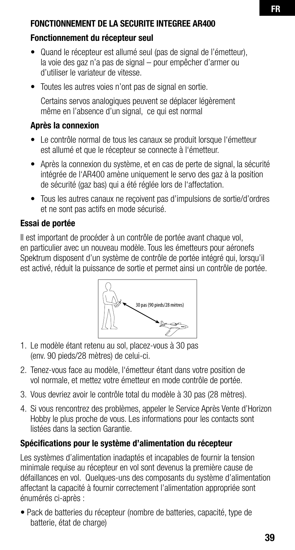 Spektrum SPMAR400 User Manual | Page 39 / 64