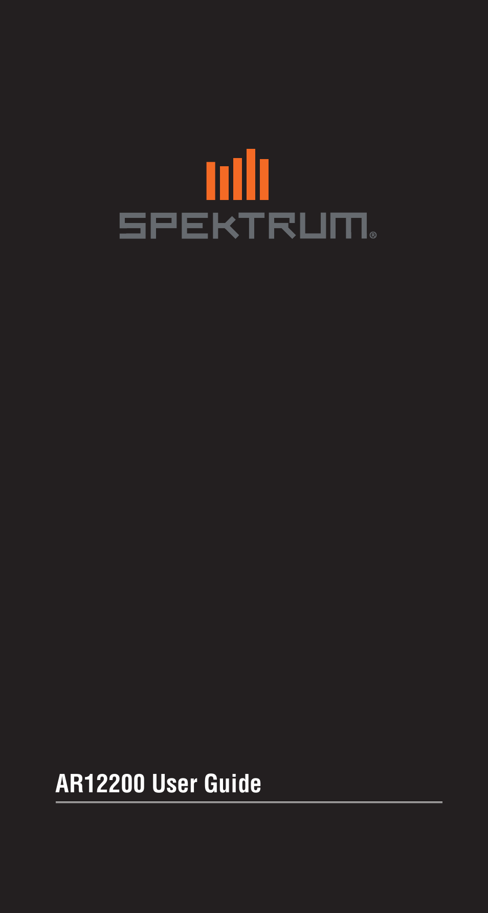 Spektrum SPMAR12200 User Manual | 25 pages