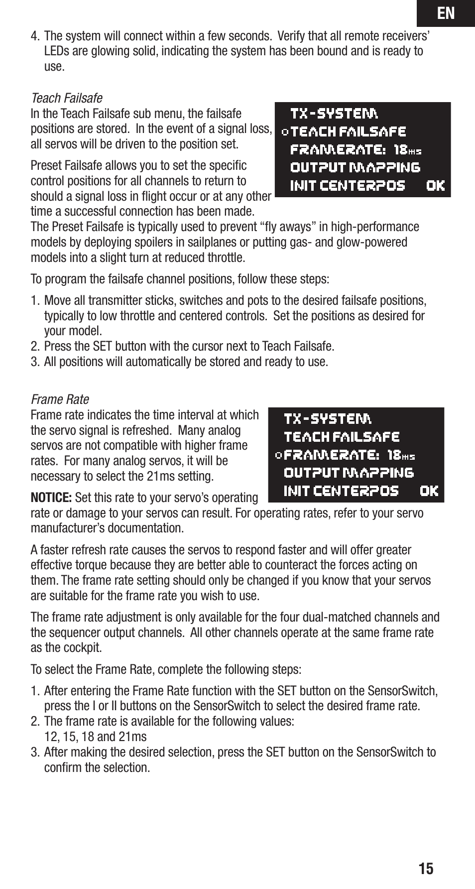 Spektrum SPMAR12200 User Manual | Page 15 / 25