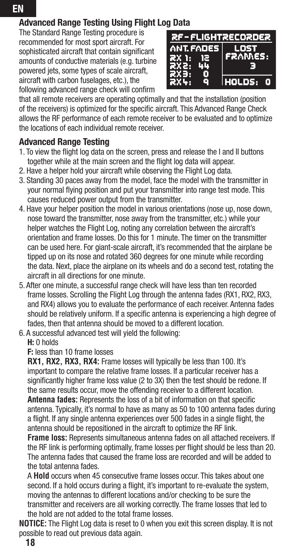 Spektrum SPMAR12200 User Manual | Page 18 / 25