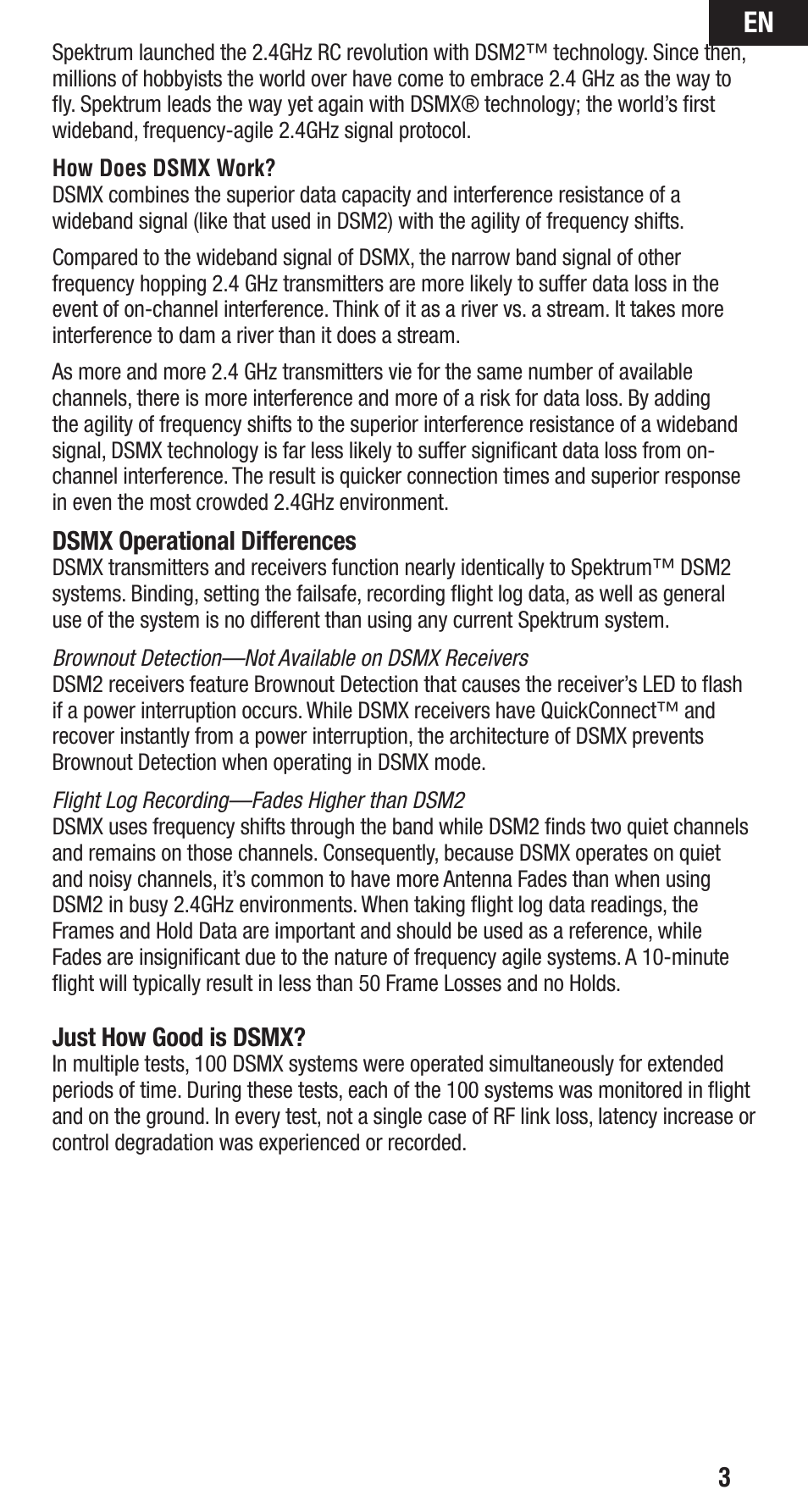 Spektrum SPMAR12200 User Manual | Page 3 / 25