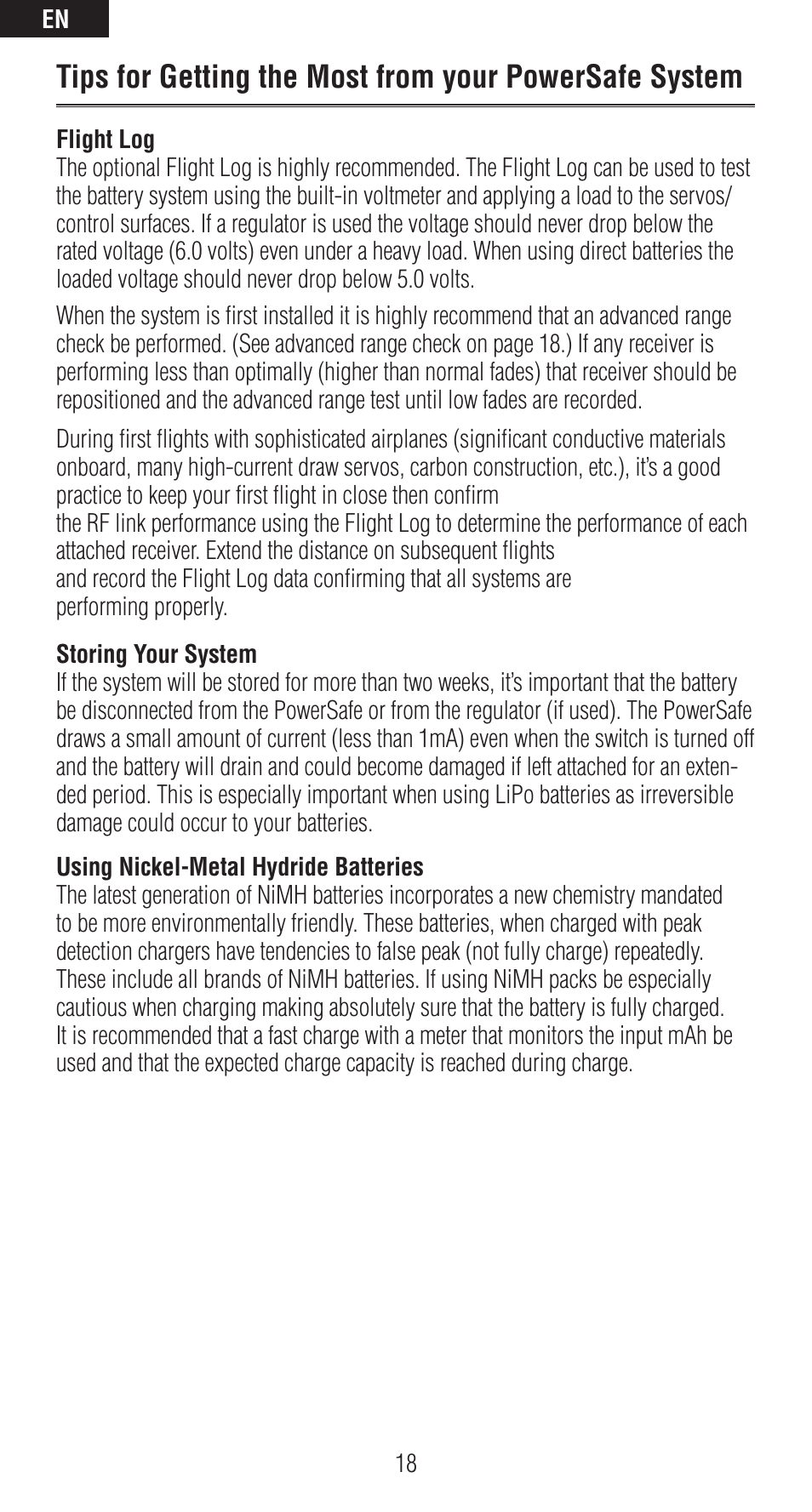 Spektrum SPMAR12120 User Manual | Page 18 / 92