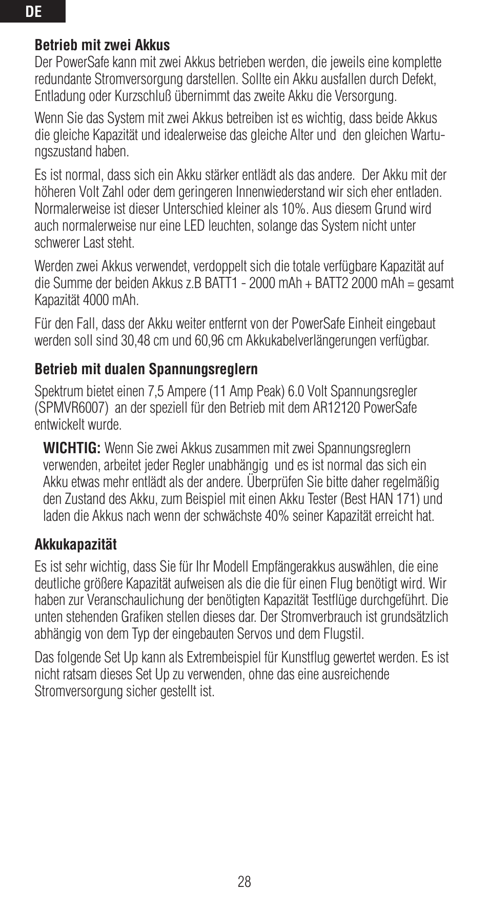 Spektrum SPMAR12120 User Manual | Page 28 / 92