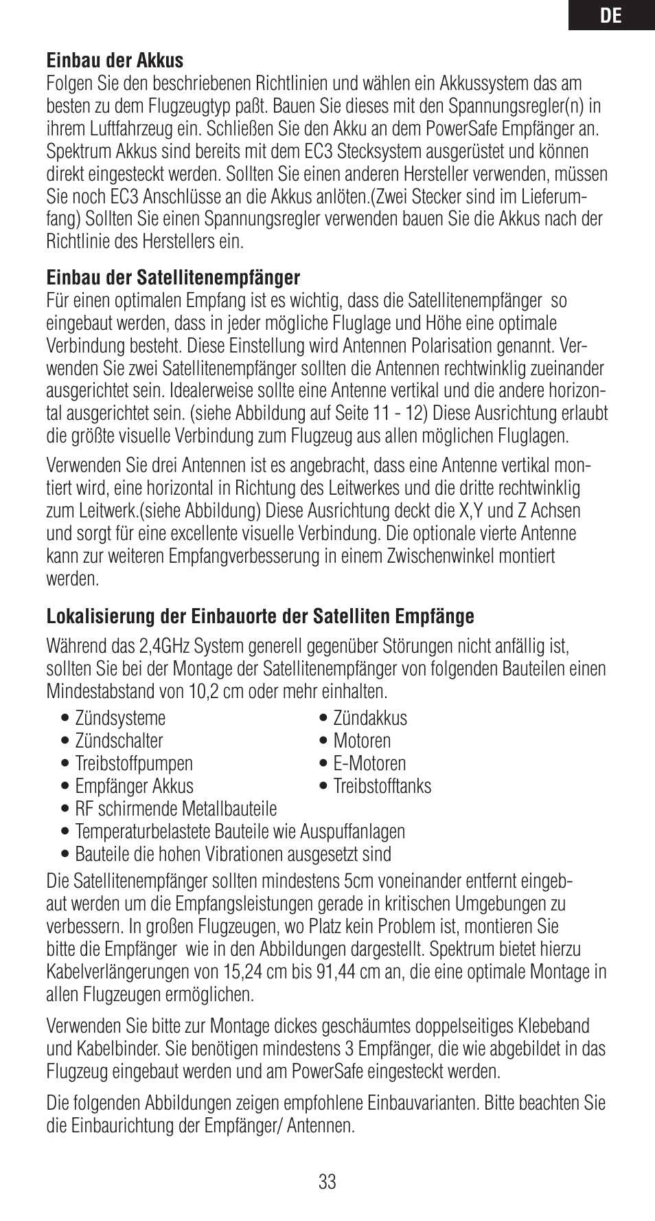 Spektrum SPMAR12120 User Manual | Page 33 / 92