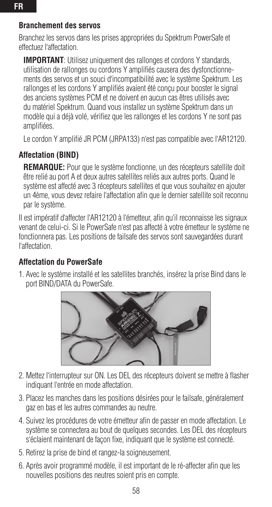 Spektrum SPMAR12120 User Manual | Page 58 / 92