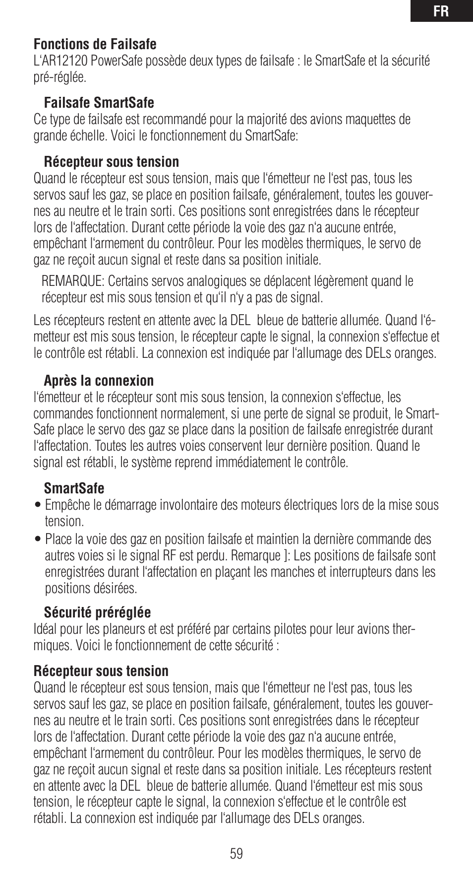 Spektrum SPMAR12120 User Manual | Page 59 / 92