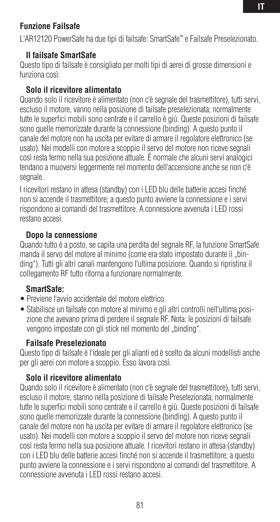 Spektrum SPMAR12120 User Manual | Page 81 / 92