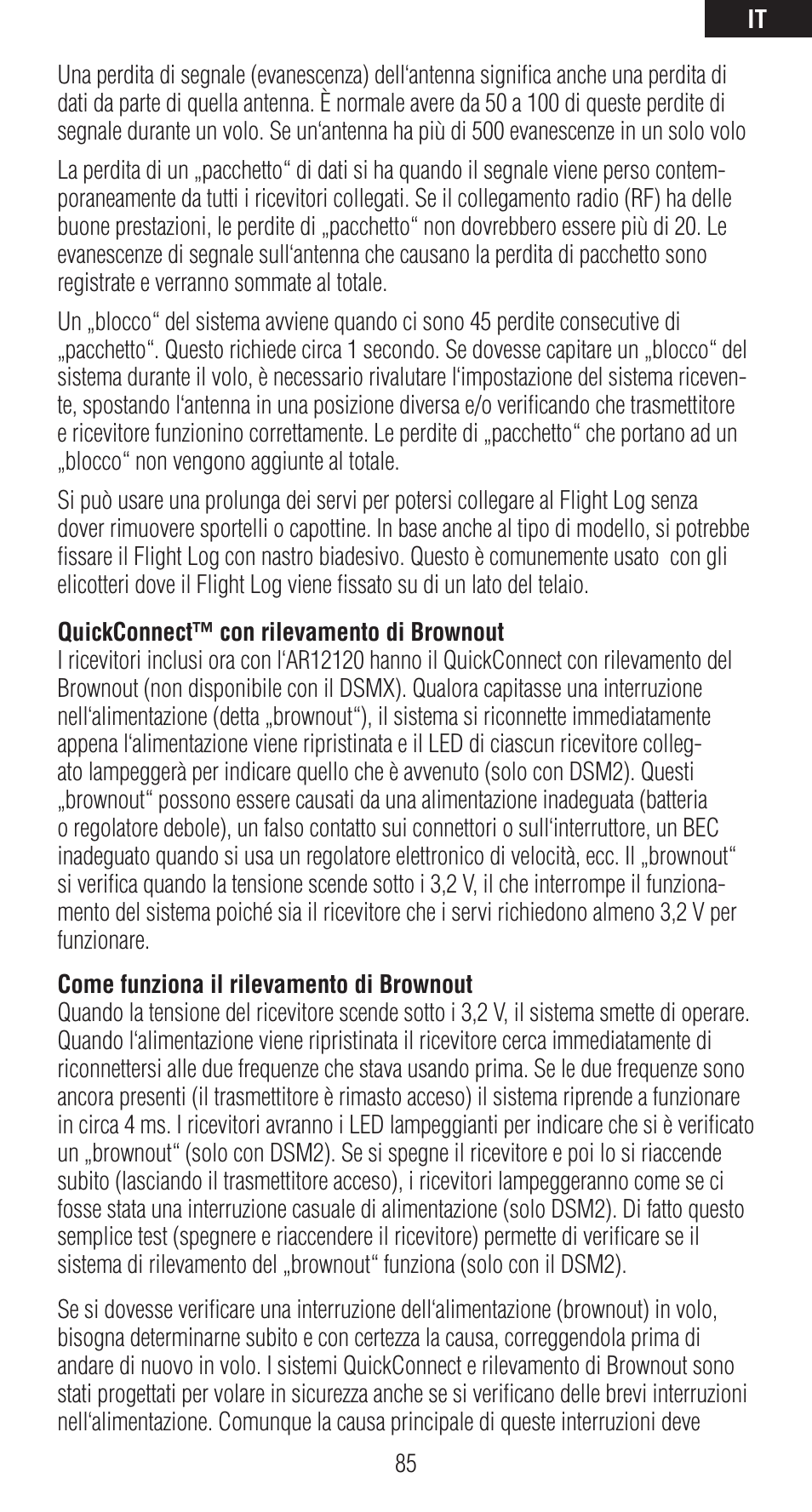 Spektrum SPMAR12120 User Manual | Page 85 / 92