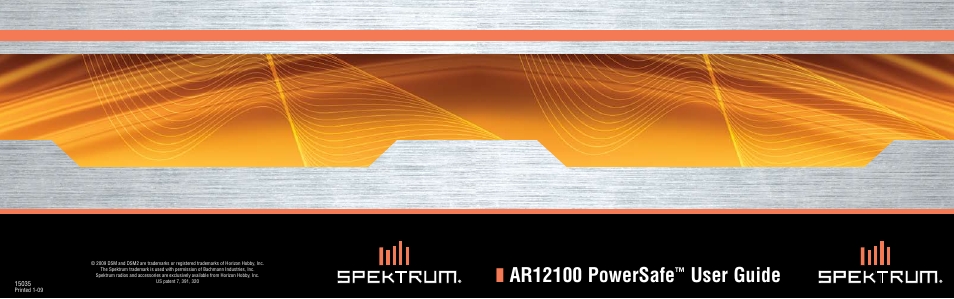 Spektrum SPMAR12100 User Manual | 14 pages