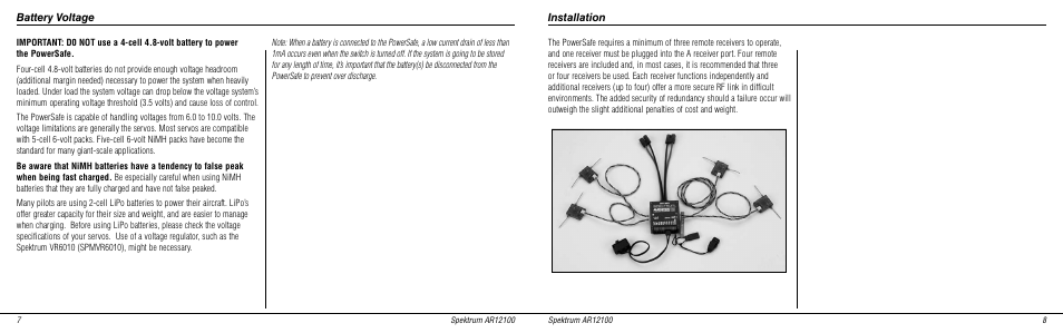 Spektrum SPMAR12100 User Manual | Page 5 / 14