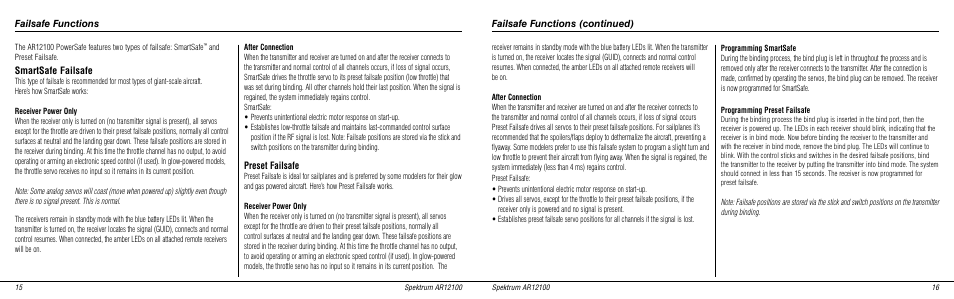 Spektrum SPMAR12100 User Manual | Page 9 / 14