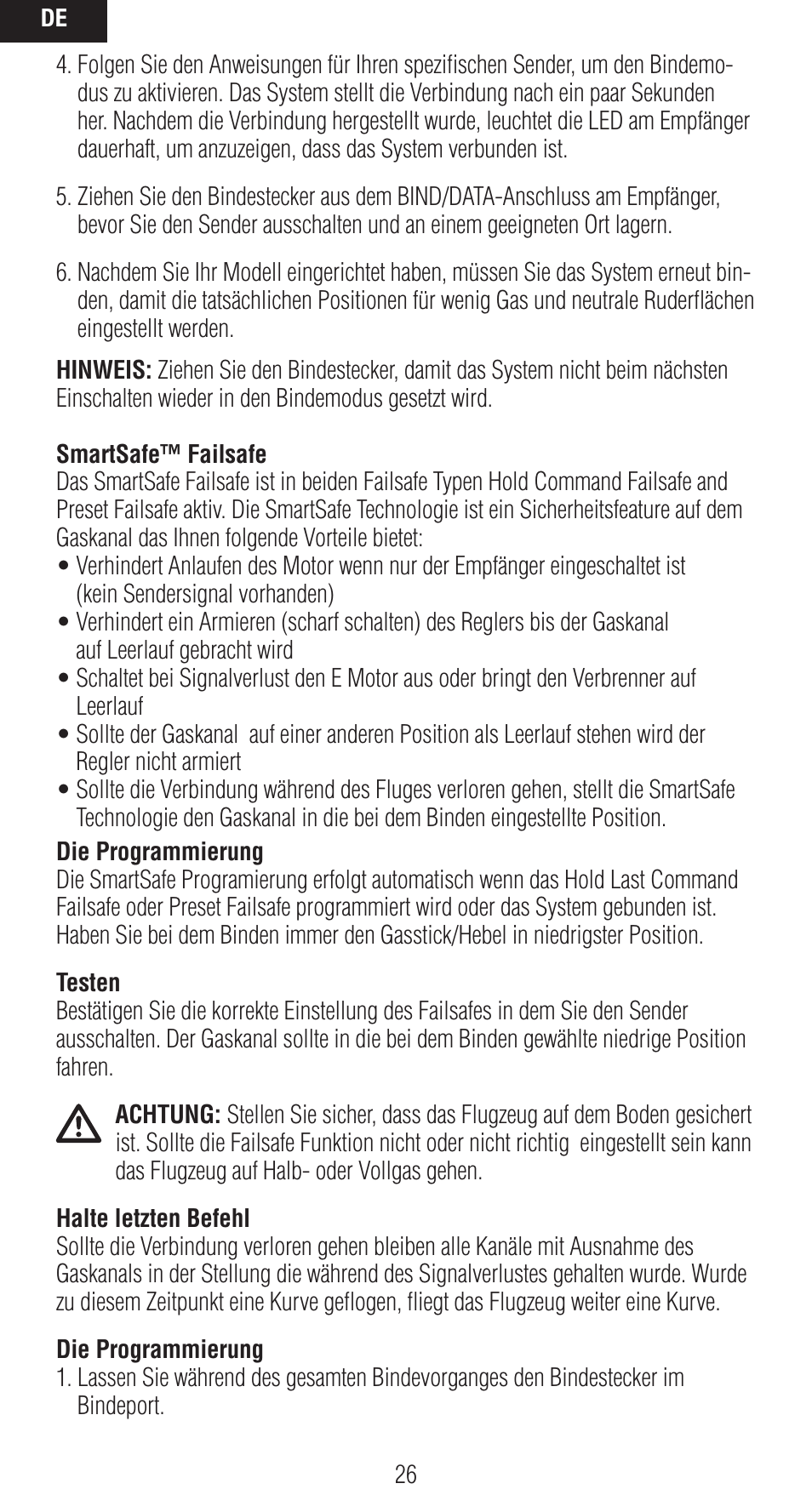 Spektrum SPMAR12020 User Manual | Page 26 / 72