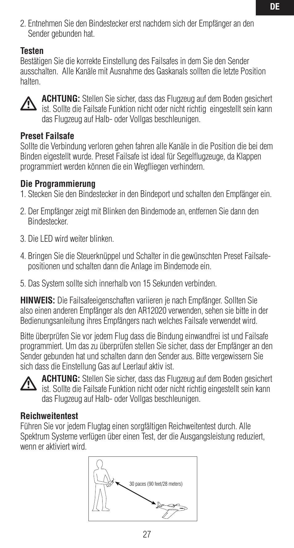 Spektrum SPMAR12020 User Manual | Page 27 / 72
