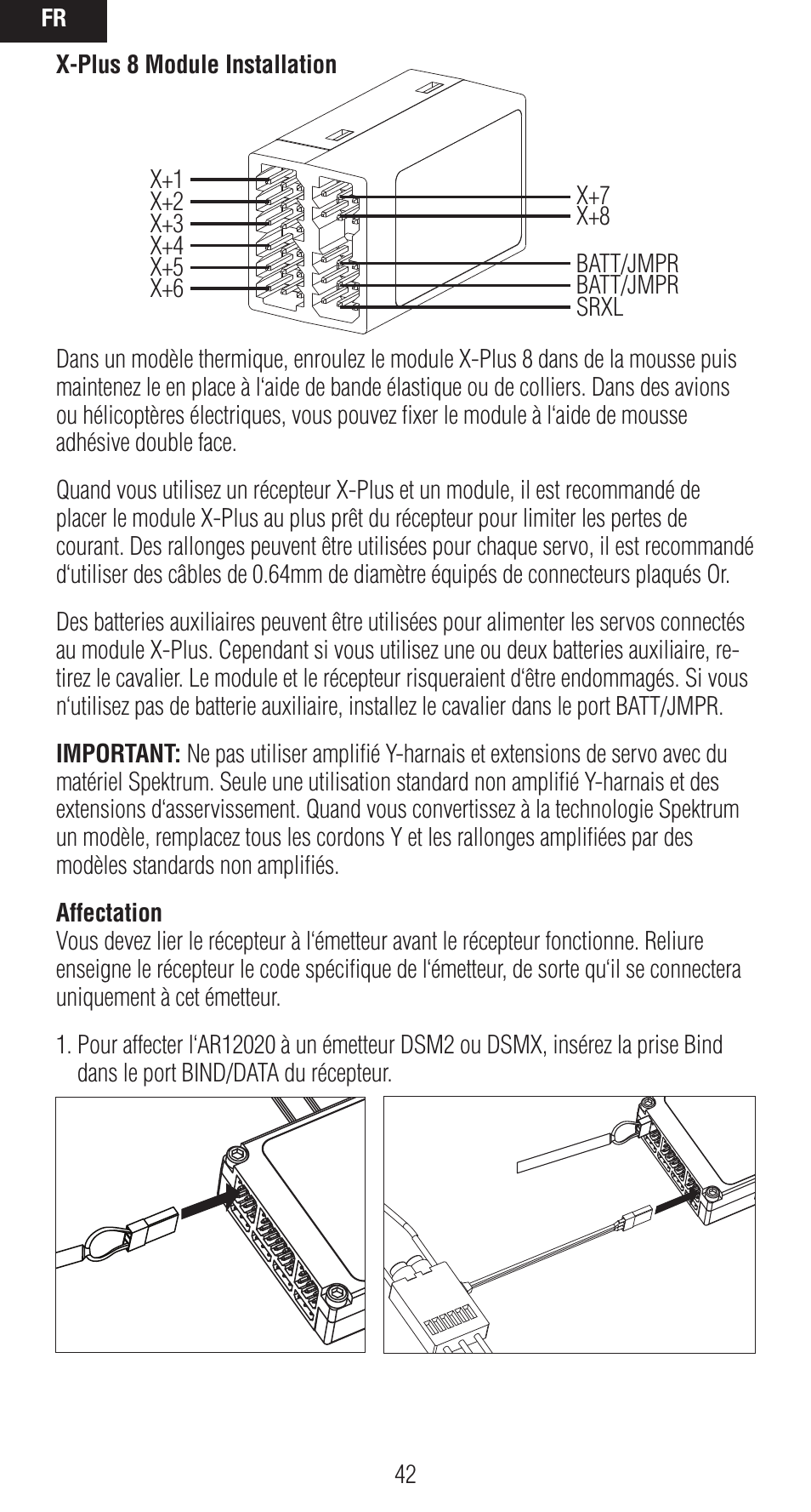 Spektrum SPMAR12020 User Manual | Page 42 / 72
