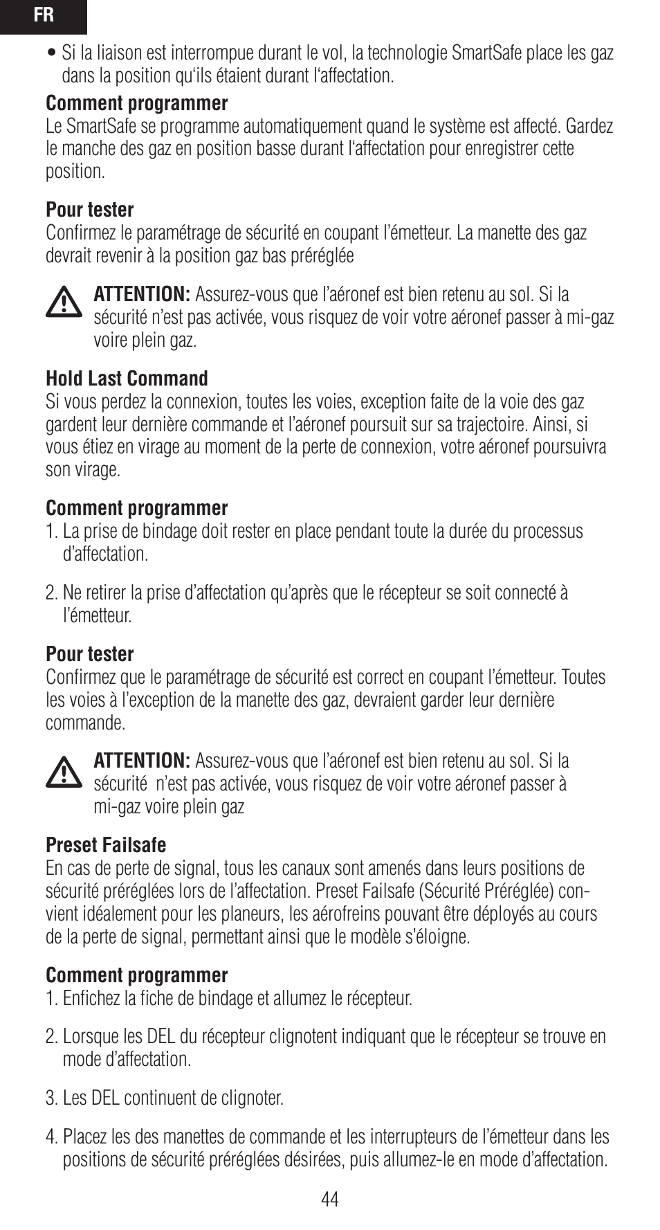 Spektrum SPMAR12020 User Manual | Page 44 / 72