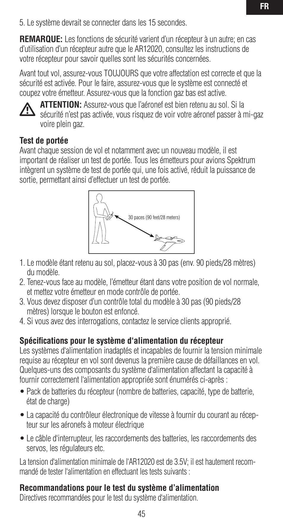 Spektrum SPMAR12020 User Manual | Page 45 / 72