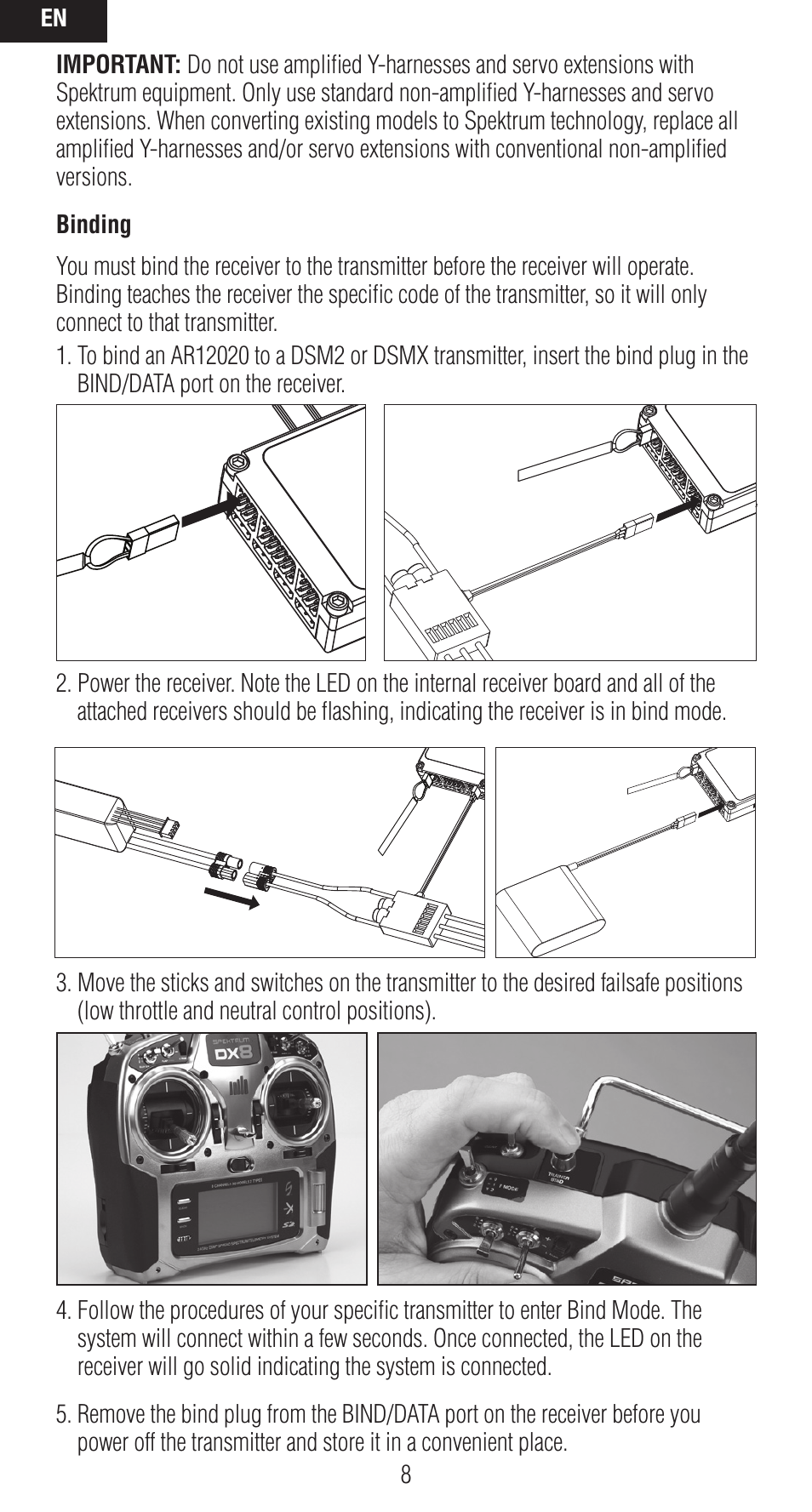 Spektrum SPMAR12020 User Manual | Page 8 / 72