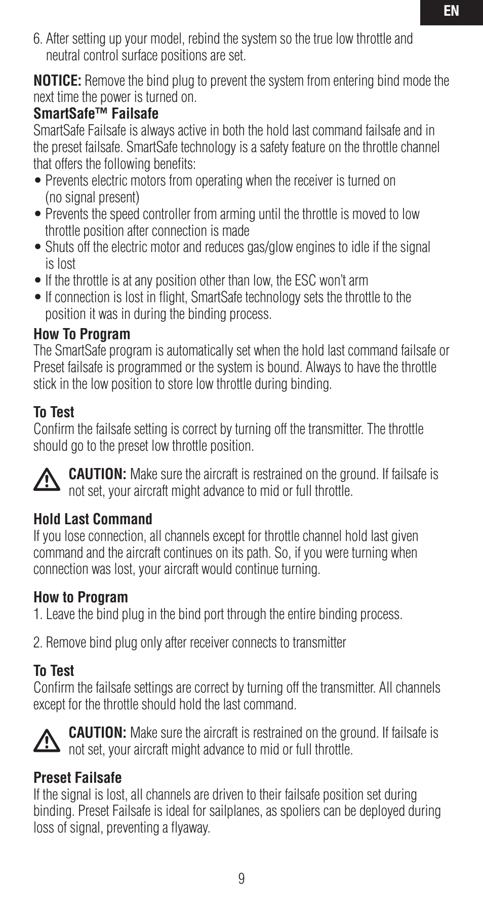 Spektrum SPMAR12020 User Manual | Page 9 / 72