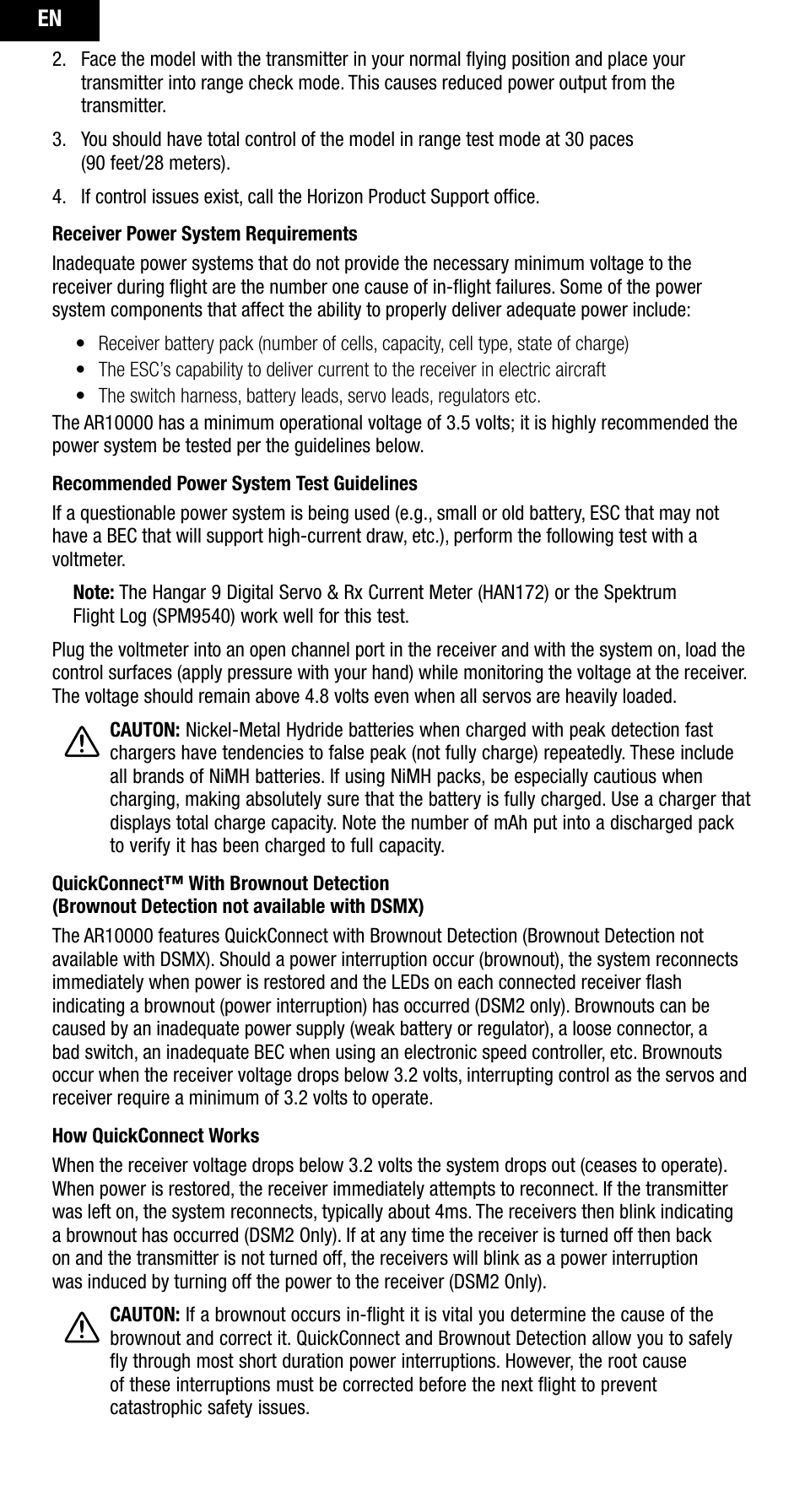 Spektrum SPMAR10000 User Manual | Page 10 / 60