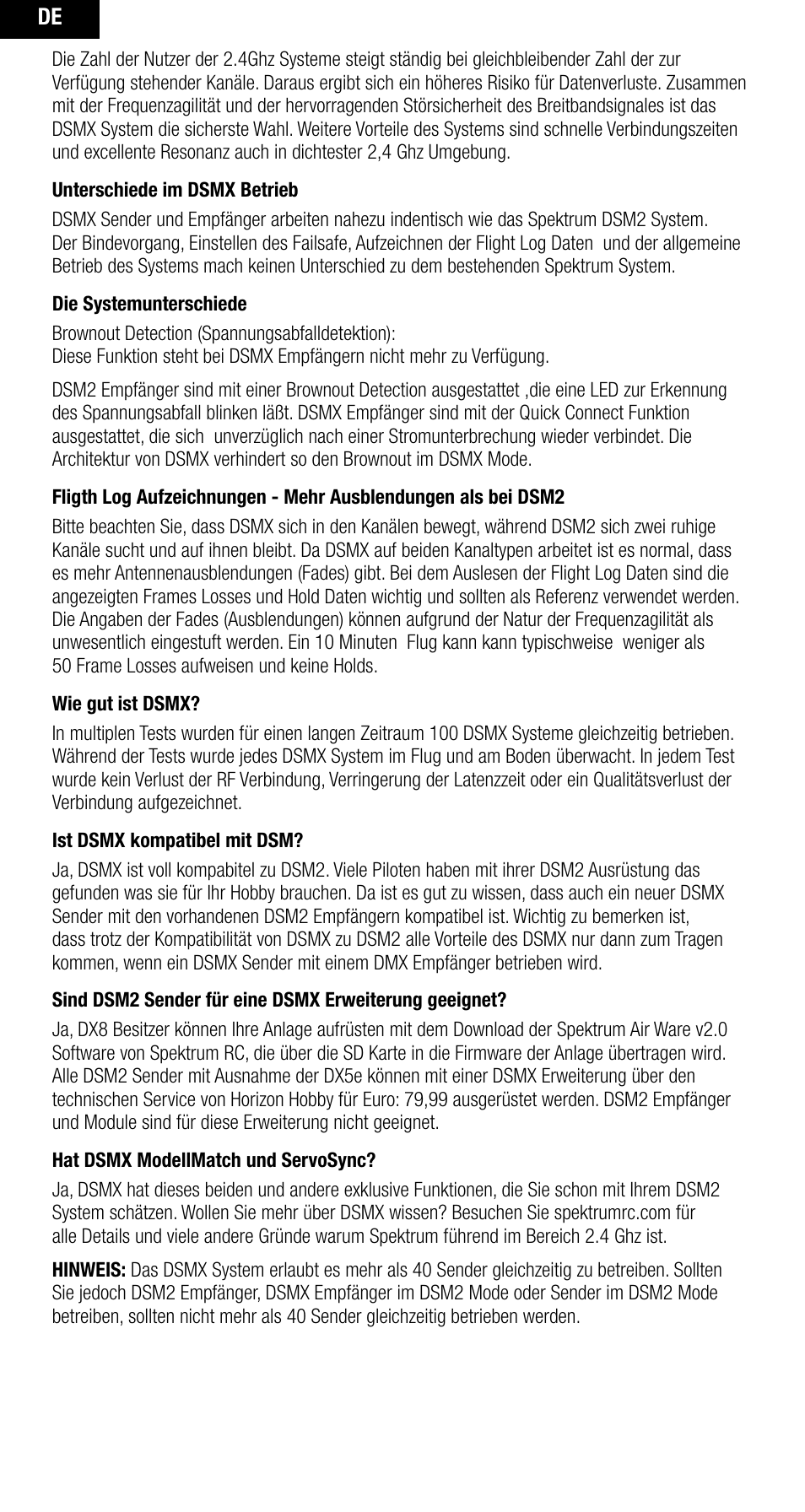 Spektrum SPMAR10000 User Manual | Page 18 / 60
