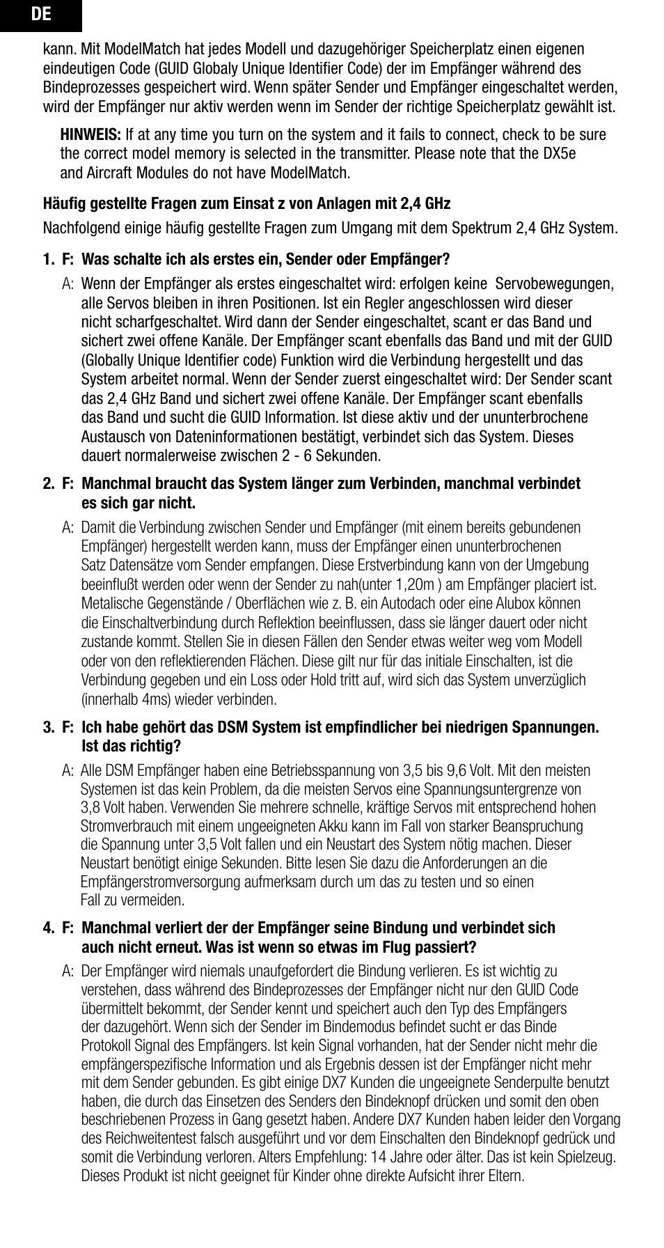 Spektrum SPMAR10000 User Manual | Page 26 / 60