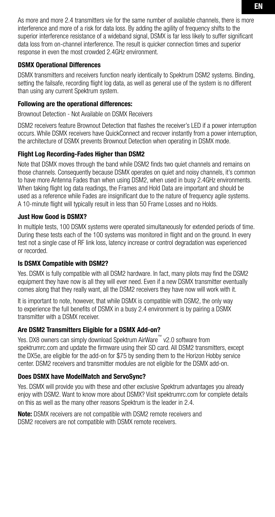 Spektrum SPMAR10000 User Manual | Page 3 / 60