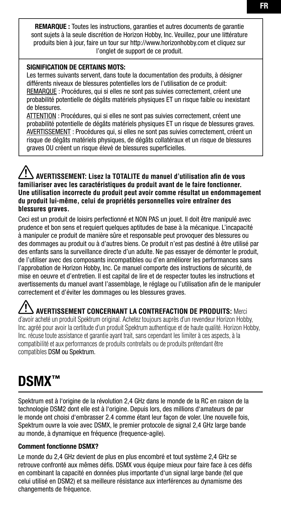 Dsmx | Spektrum SPMAR10000 User Manual | Page 31 / 60