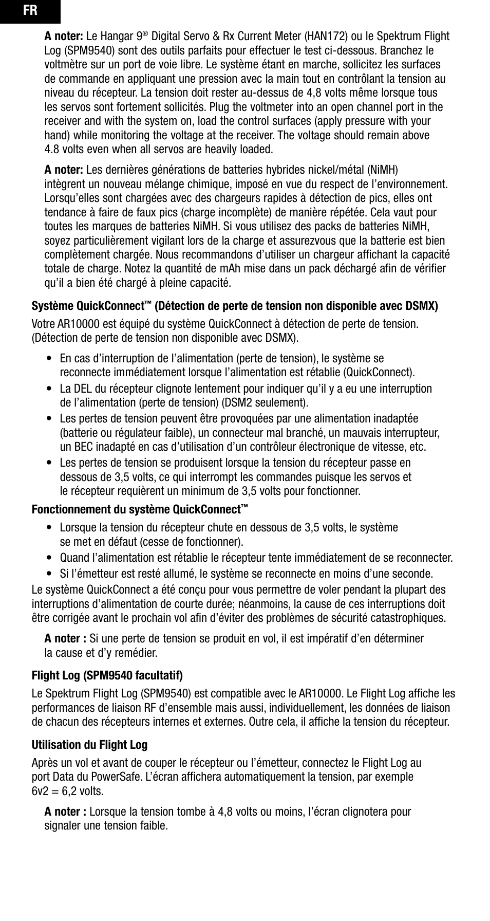 Spektrum SPMAR10000 User Manual | Page 40 / 60