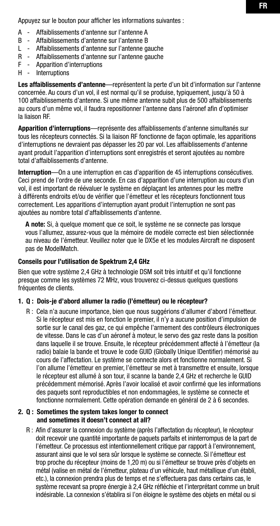 Spektrum SPMAR10000 User Manual | Page 41 / 60