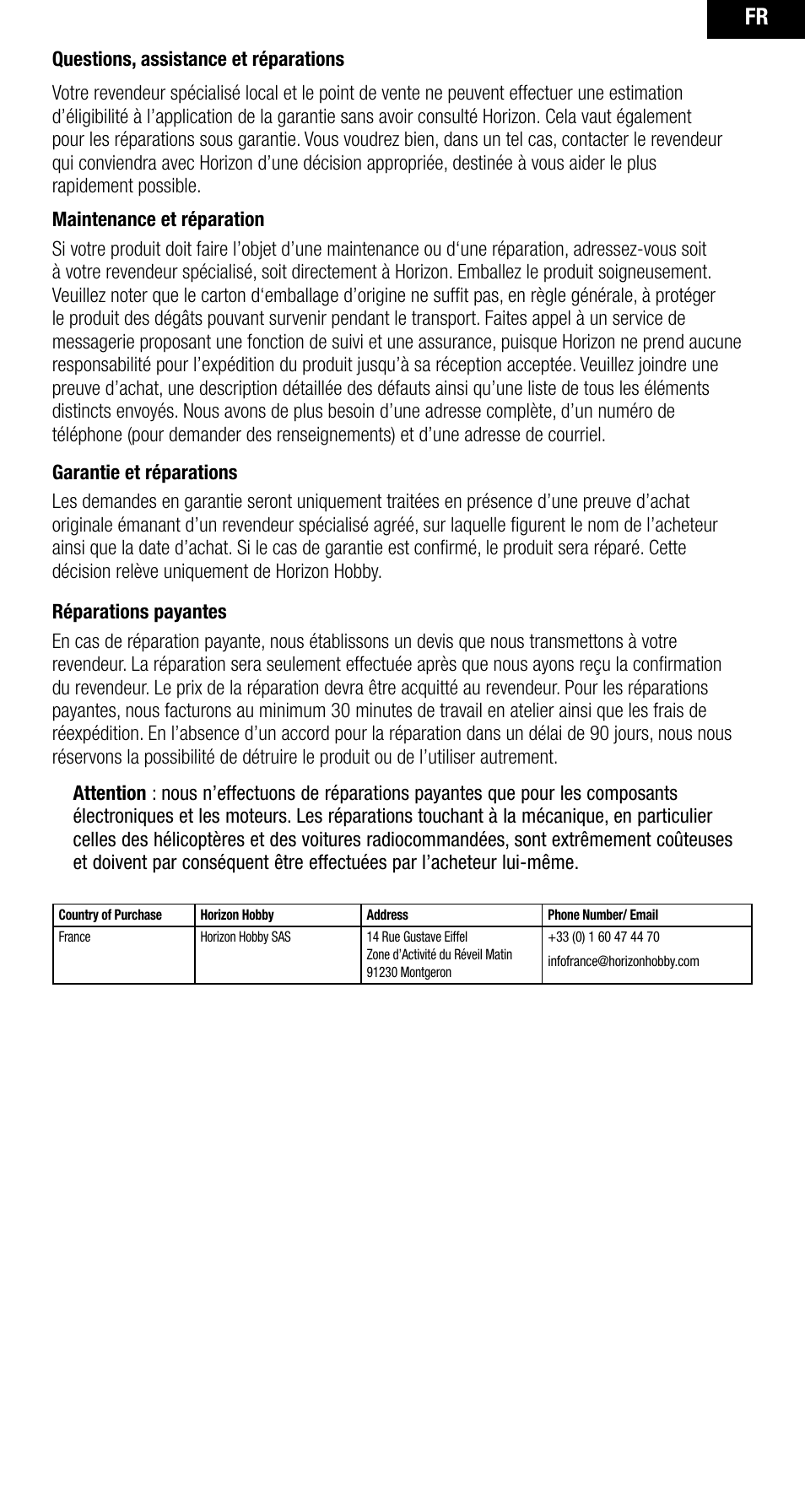 Spektrum SPMAR10000 User Manual | Page 45 / 60