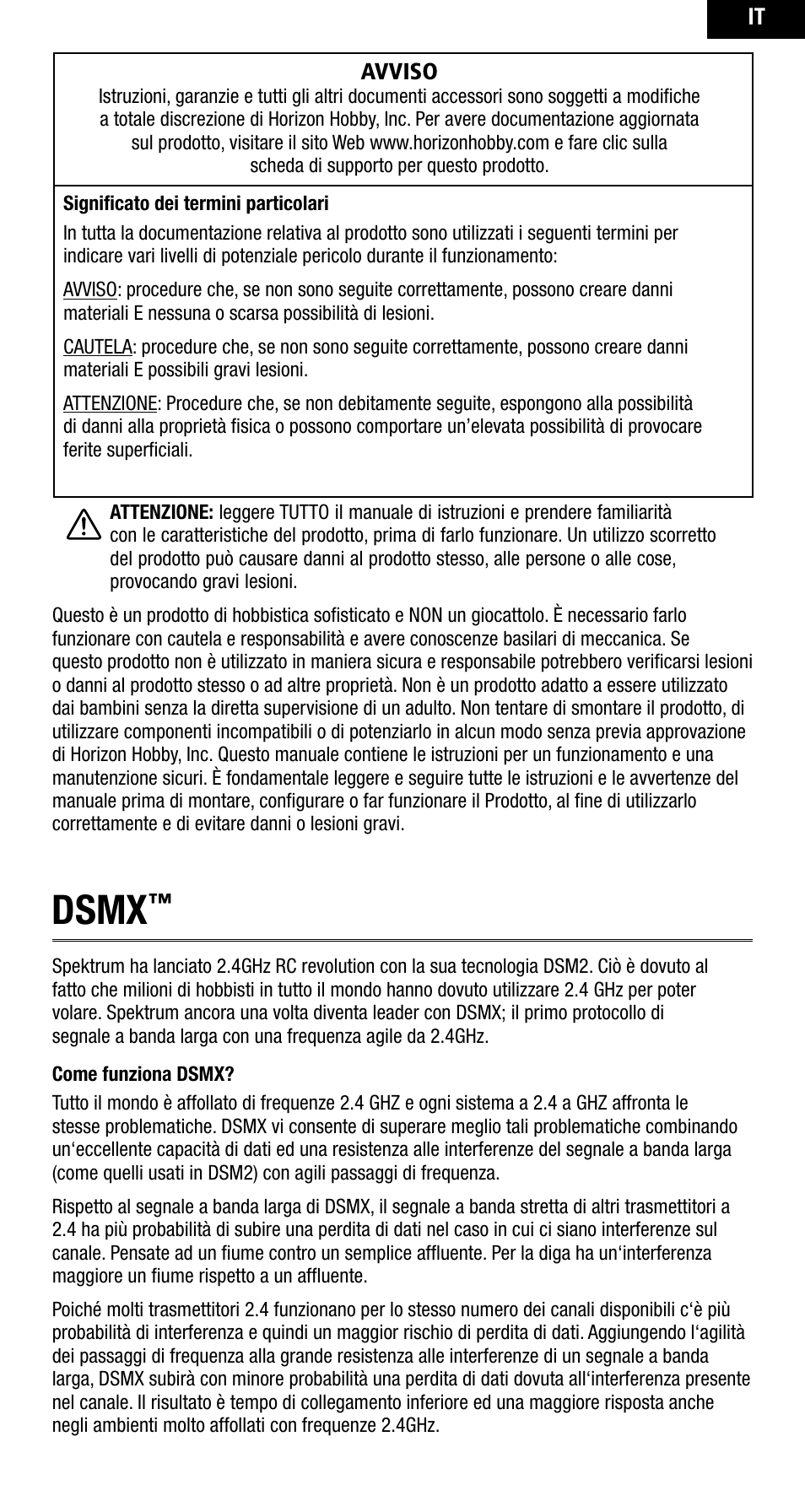 Dsmx | Spektrum SPMAR10000 User Manual | Page 47 / 60