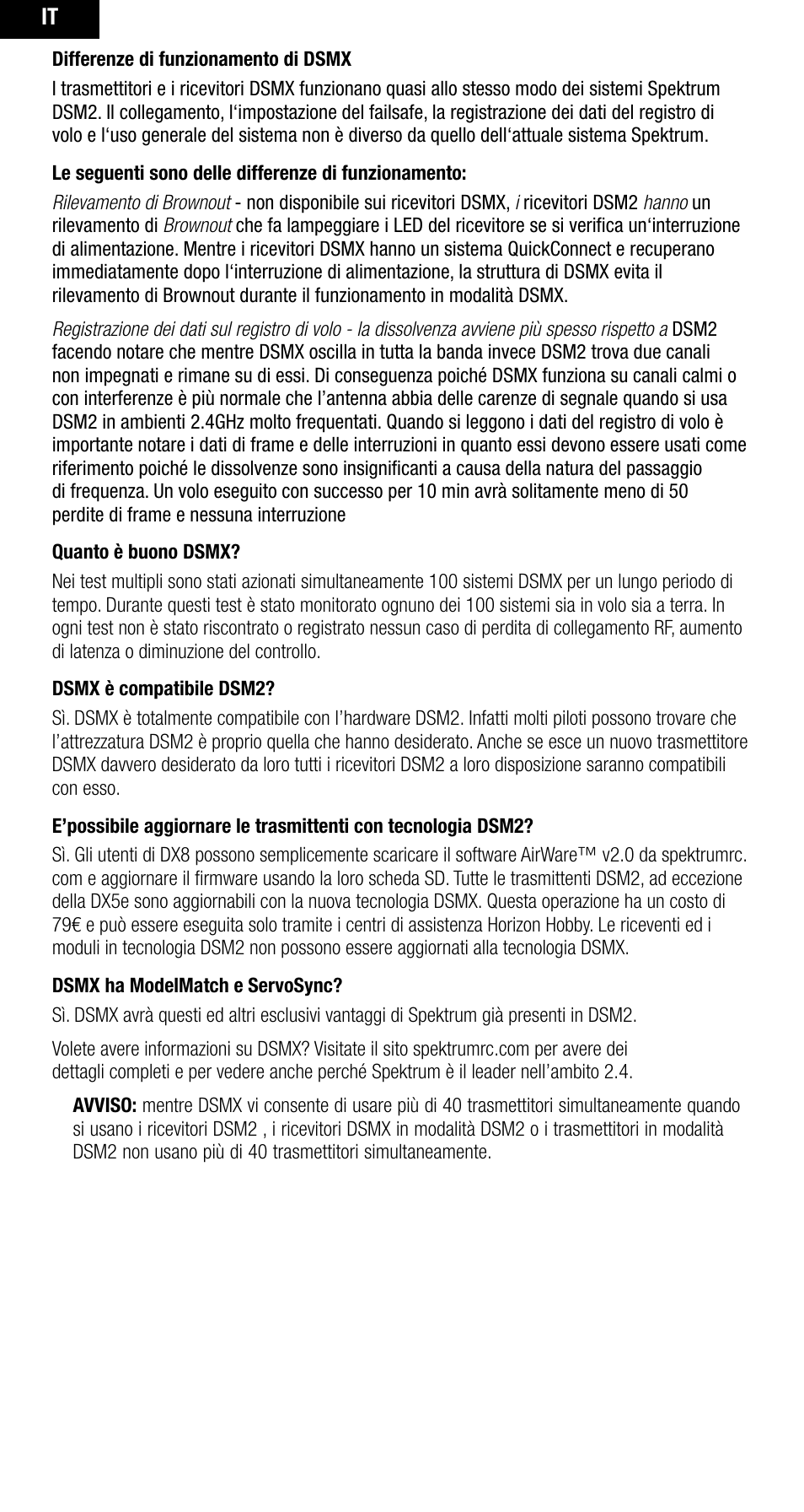 Spektrum SPMAR10000 User Manual | Page 48 / 60