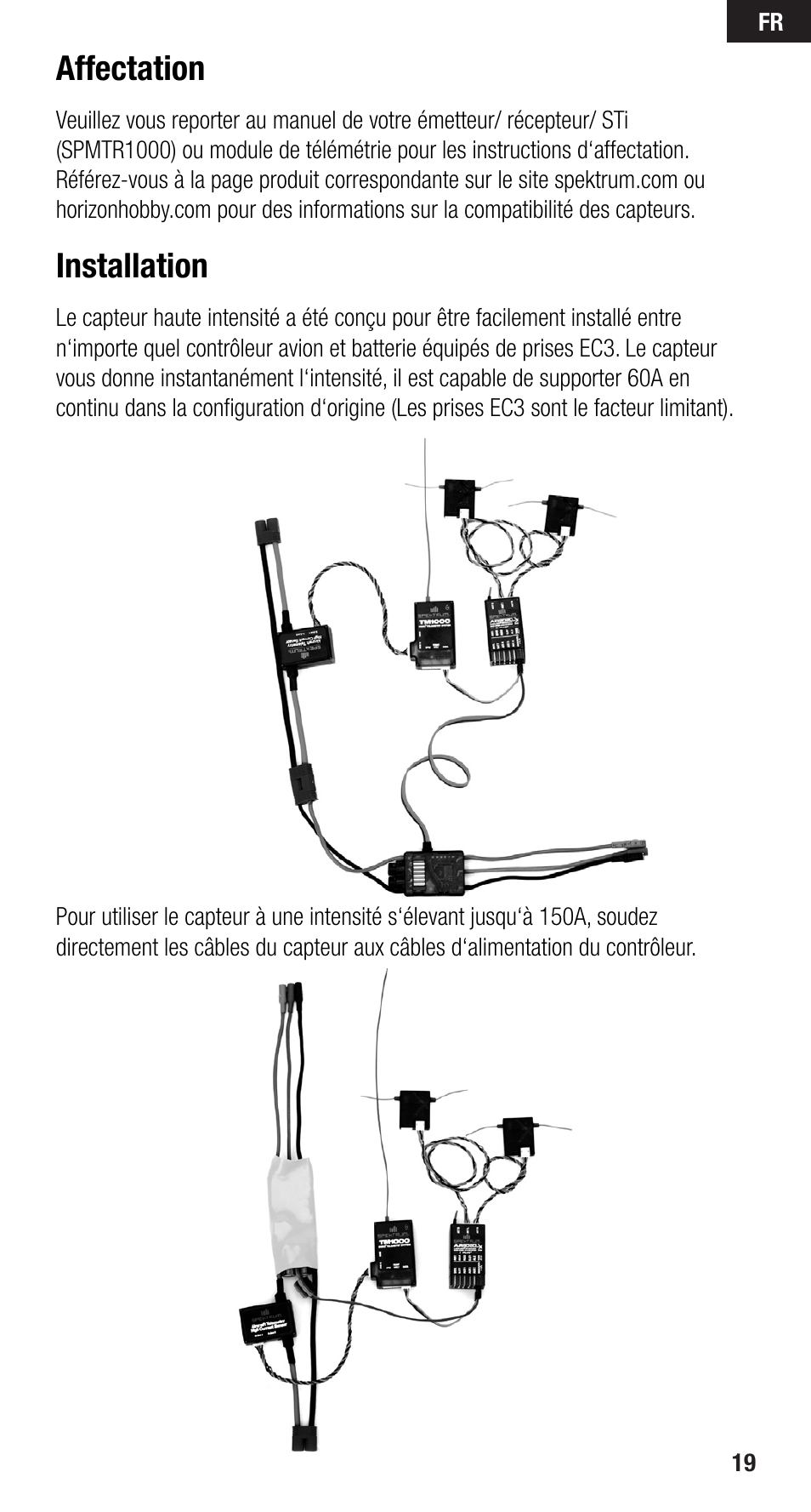 Affectation, Installation | Spektrum SPMA9590 User Manual | Page 19 / 32